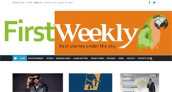Desktop Screenshot of firstweeklymagazine.com