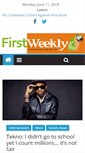 Mobile Screenshot of firstweeklymagazine.com