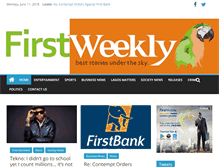 Tablet Screenshot of firstweeklymagazine.com